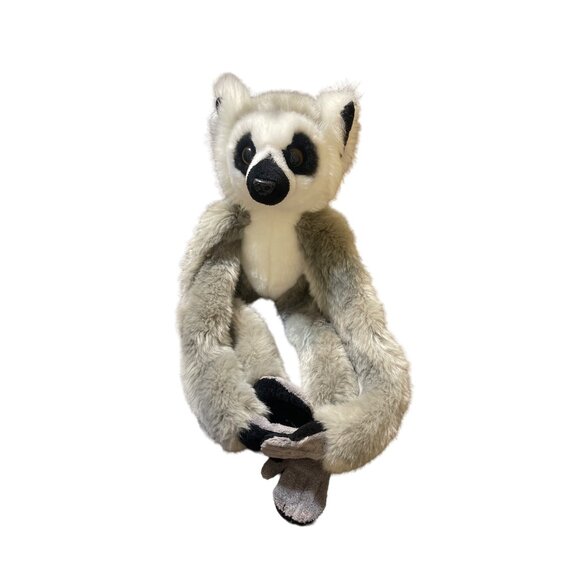 Adventure Planet Lemur Plush Toy Hook Loop Hands Ringtail 18" tall - Picture 1 of 4